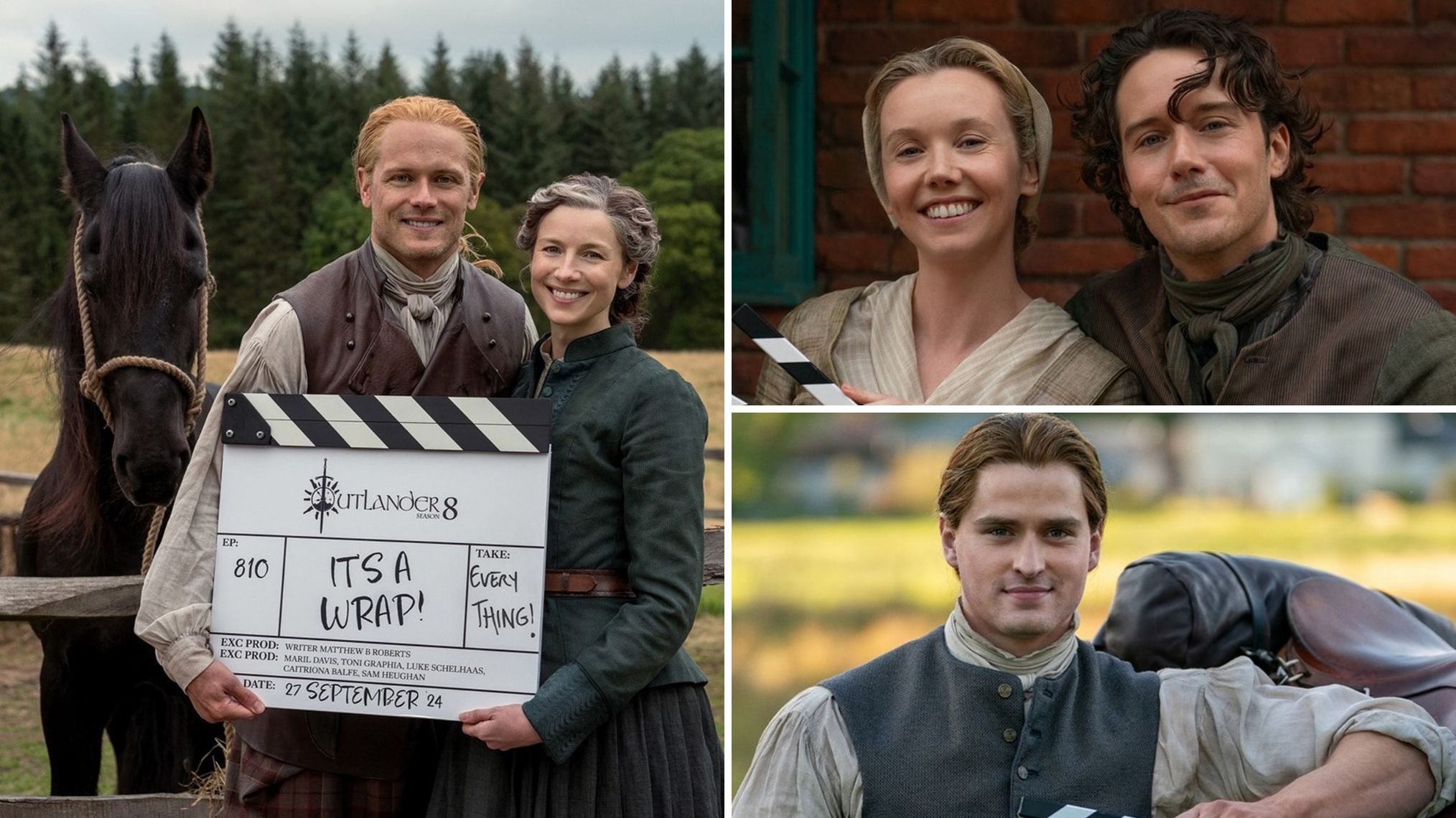 'Outlander' Wrapped: Sam Heughan, Caitriona Balfe & More Celebrate 8 Great Seasons