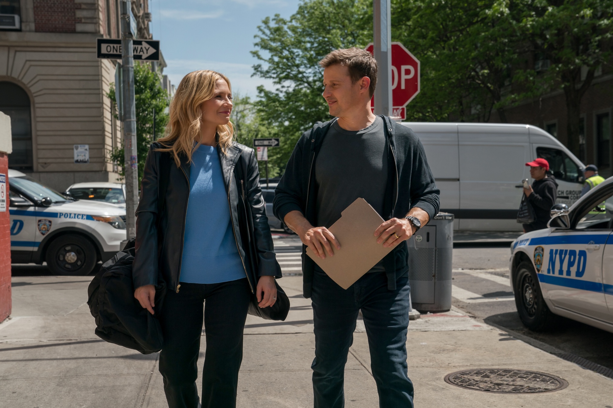Vanessa Ray as Eddie and Will Estes as Jamie Reagan — 'Blue Bloods' Season 14 Episode 15 