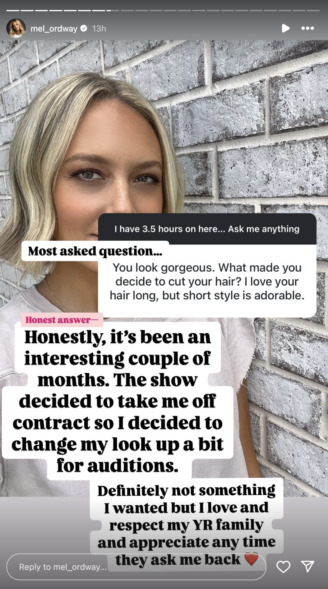 Young \u0026 Restless': Melissa Ordway Reveals She Is Looking for New Job After  Bosses' Shock Decision – Albany Herald, image size:1082x1942