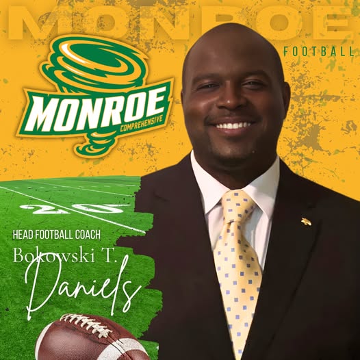 Monroe names Bokowski Daniels as head football coach