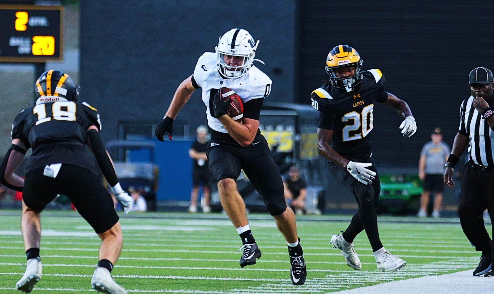 Lee County football rallies for wild 43-32 win over Sequoyah