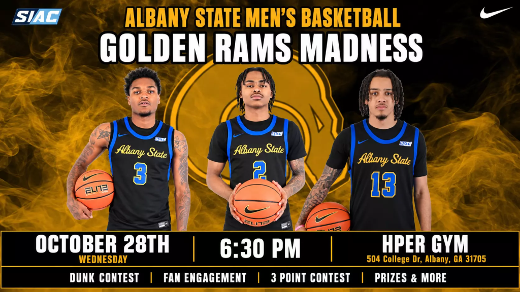 Albany State To Host Golden Rams Madness On Oct. 28